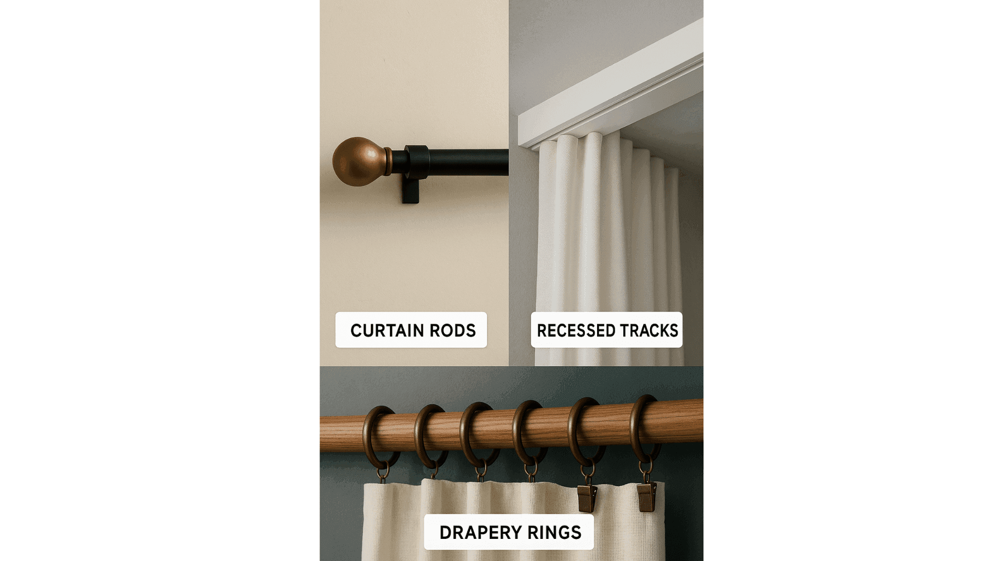 Types of Drapery Hardware