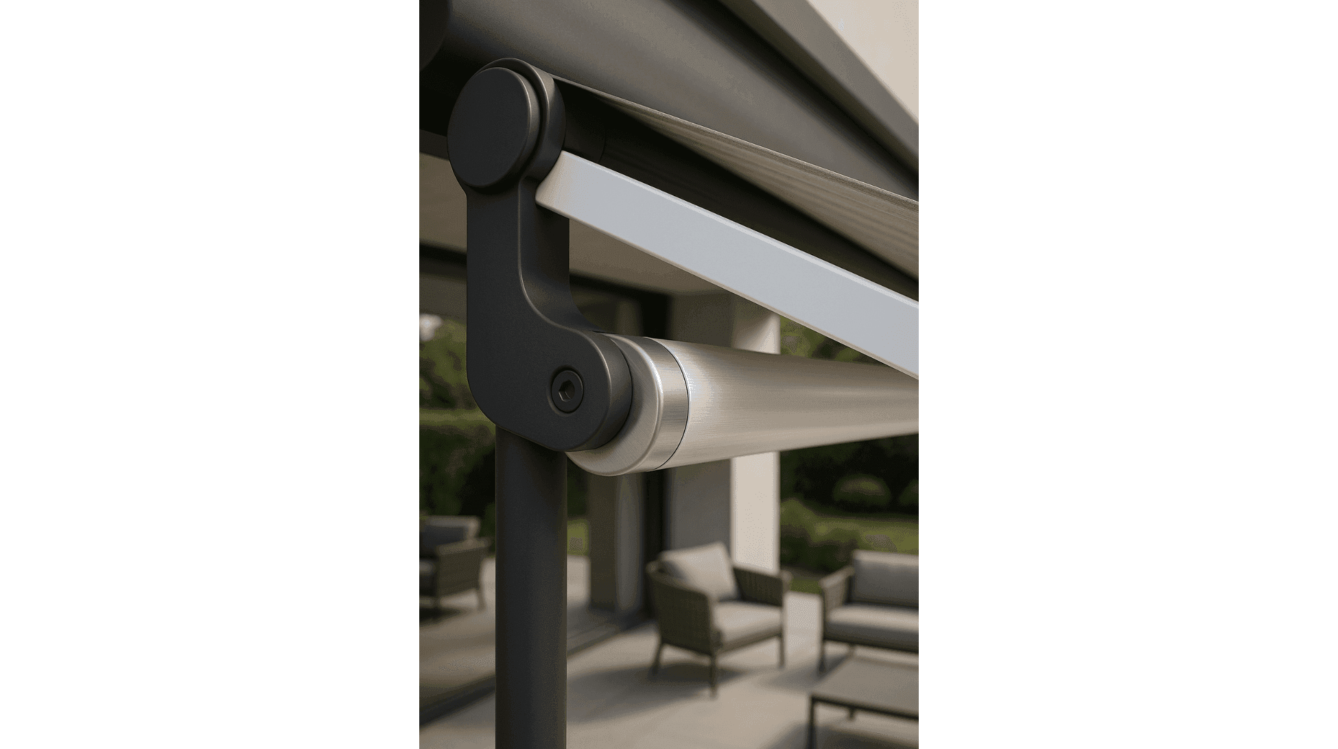 motorized awning’s hardware